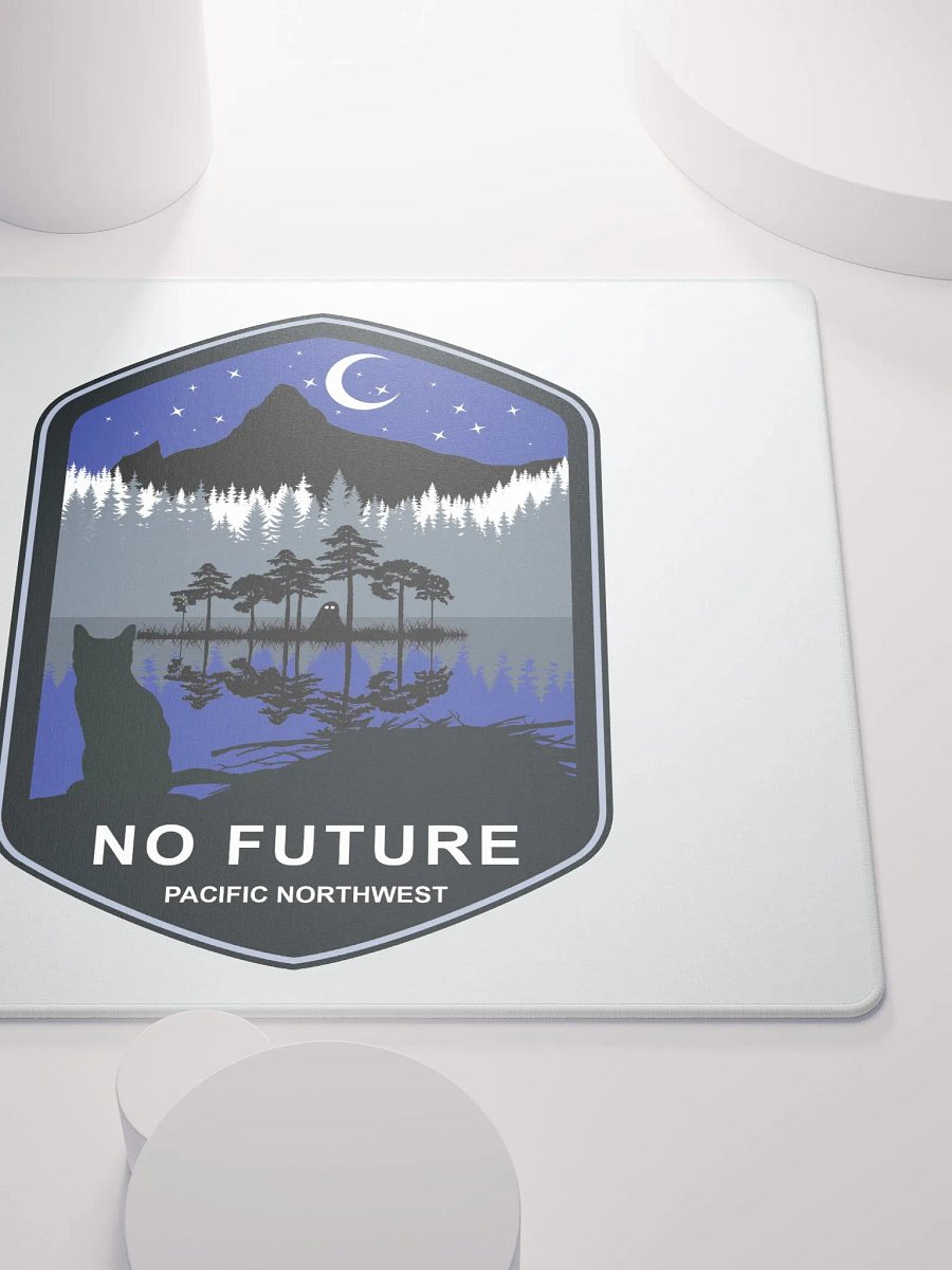 Cat under the Moon Gaming Mousepad product image (9)