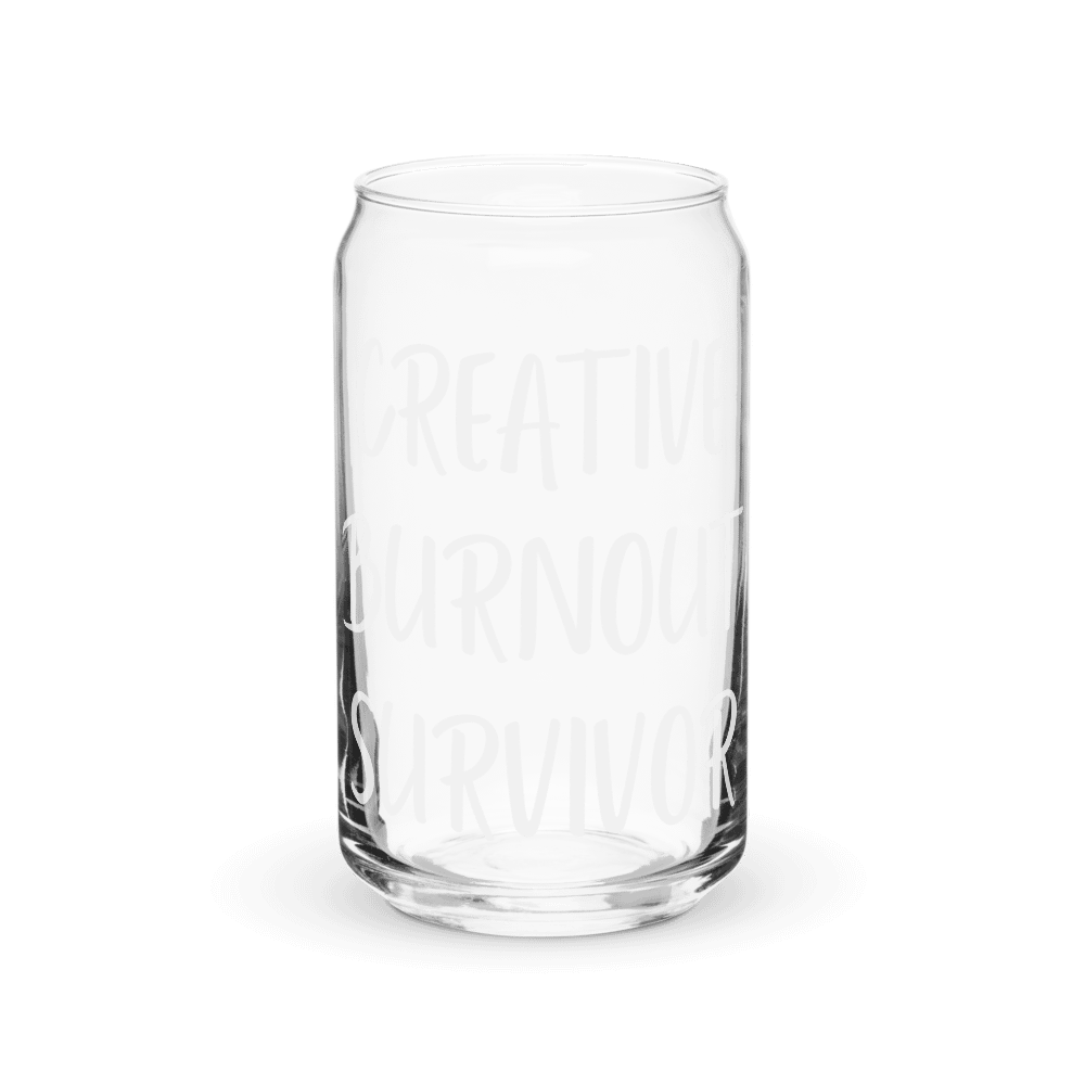 Creative Burnout Survivor Can-Shaped Glass product image (2)