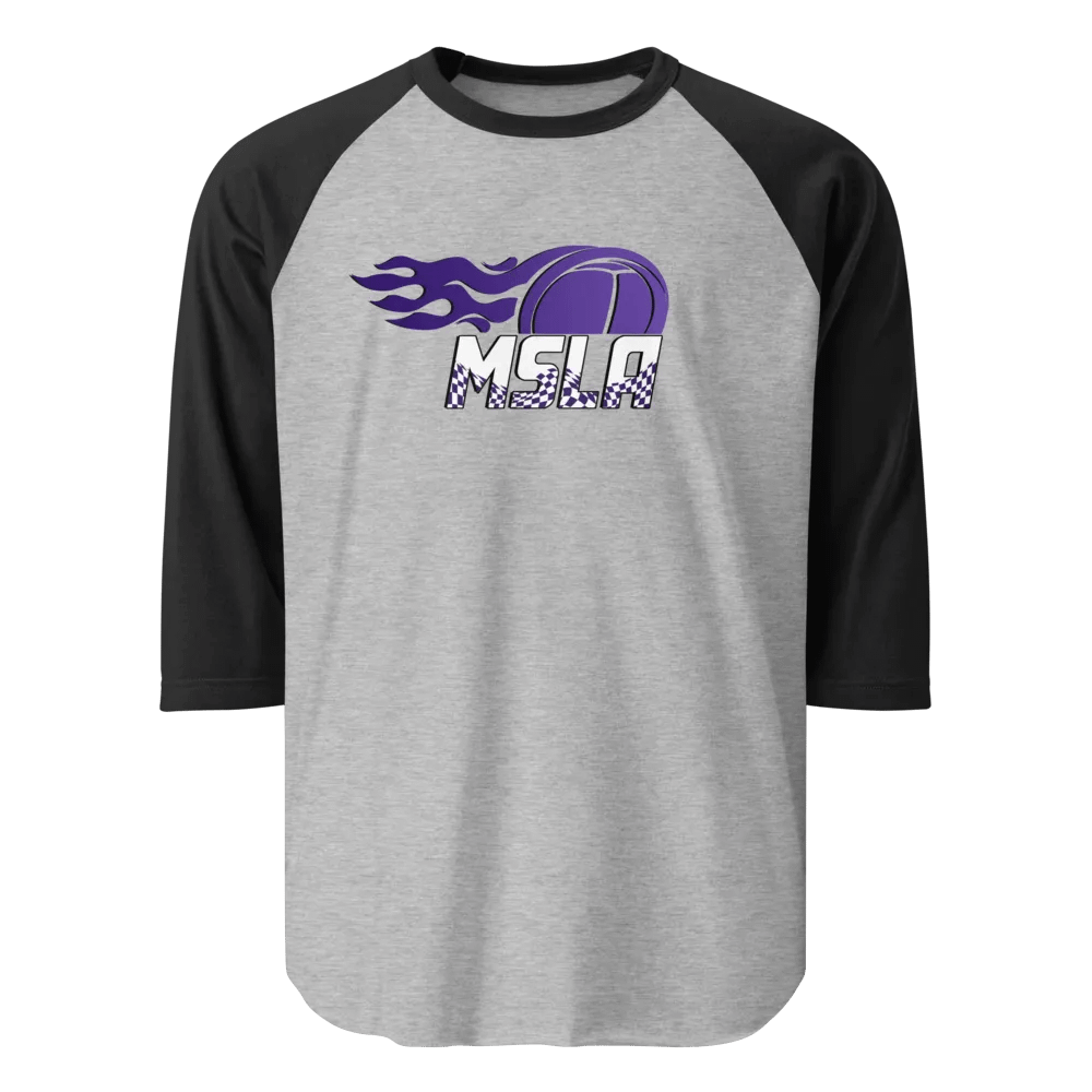 MSLA Purple Jersey Raglan Tee product image (24)