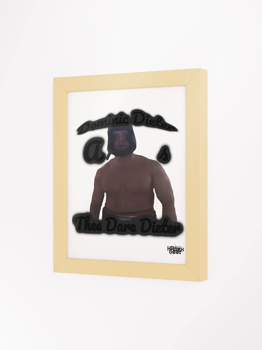 Dominic Dieter As Thee Dare Dieter 02 - Framed - High-Quality Matte Poster product image (3)