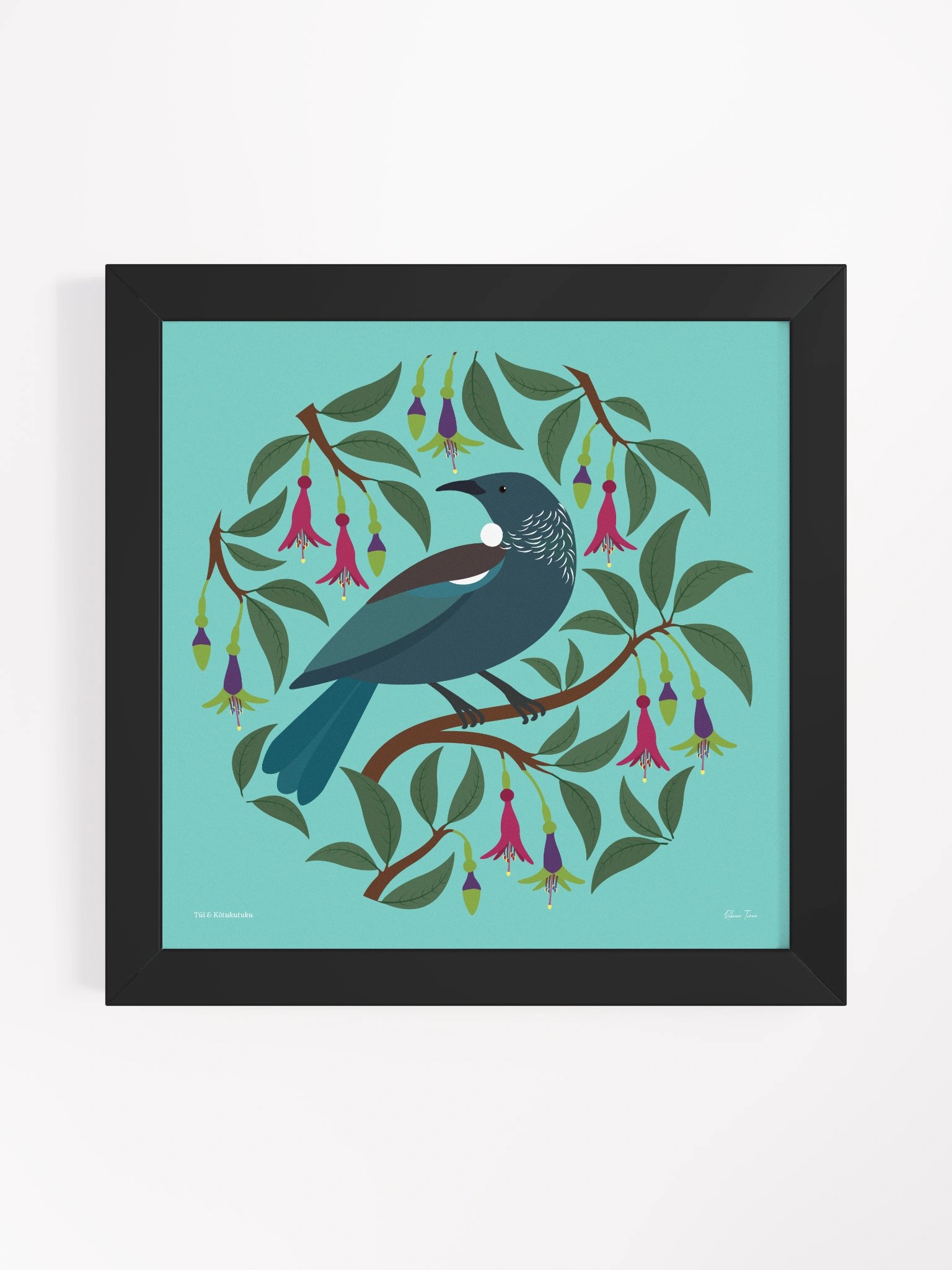Tūī in Kōtukutuku Framed Wall Art product image (1)