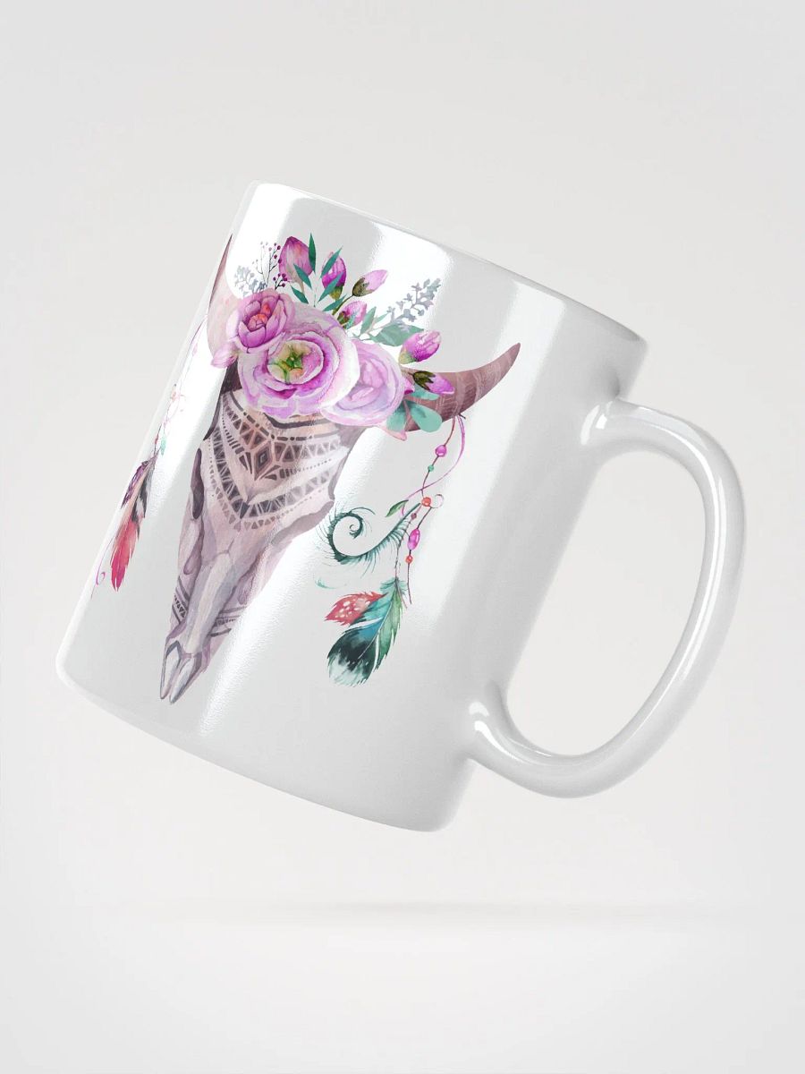 Whimsical Skulls and Florals Mug product image (3)