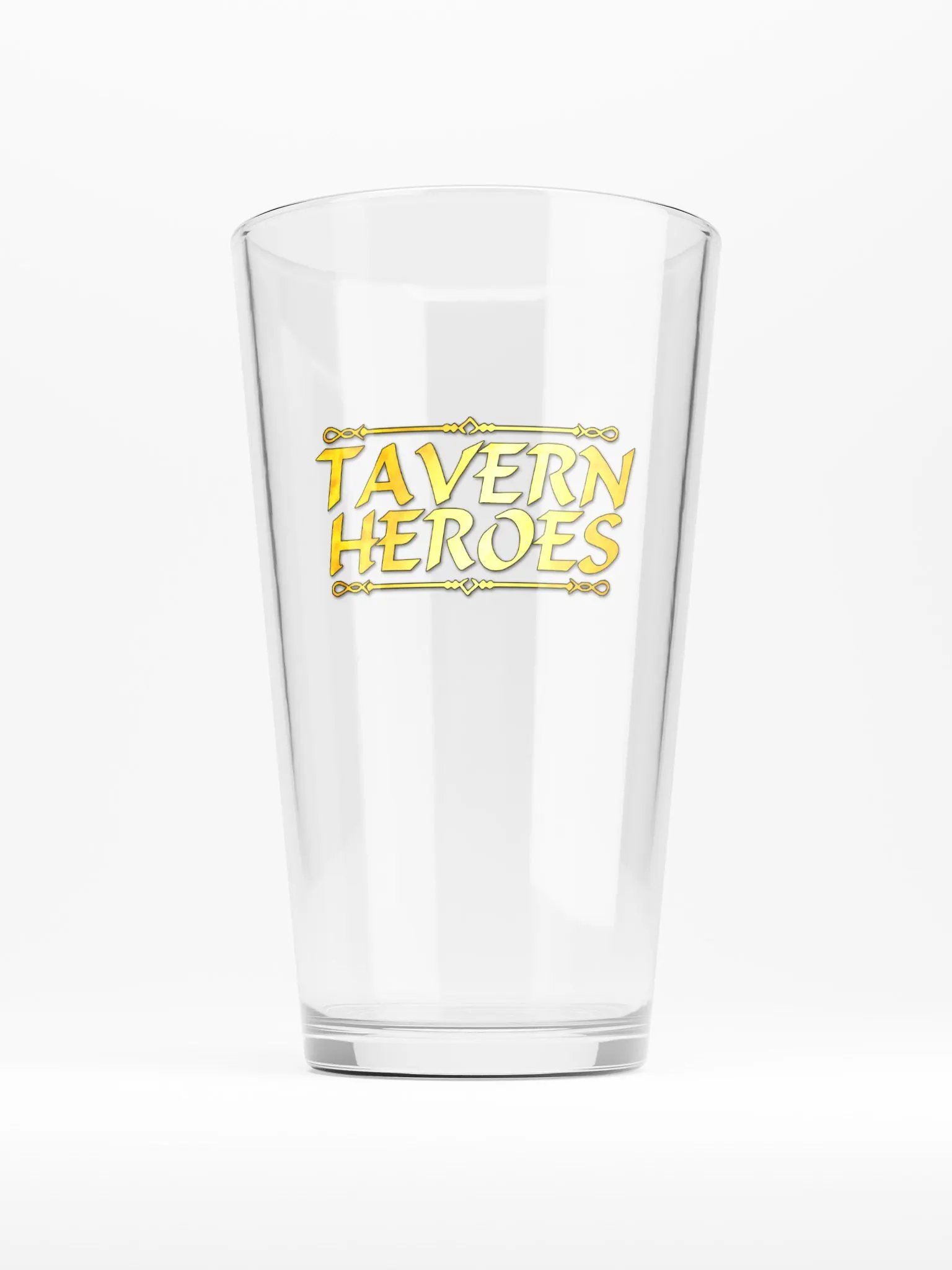 Tavern Heroes Logo Pint Glass product image (1)