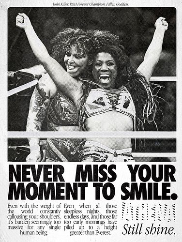 𝑵𝑬𝑽𝑬𝑹 𝑴𝑰𝑺𝑺
𝒀𝑶𝑼𝑹 𝑴𝑶𝑴𝑬𝑵𝑻
𝑻𝑶 𝑺𝑴𝑰𝑳𝑬 😁
@AthenaPalmer_FG
@ringofhonor 

• ORIGINAL 
• 𝐀𝐋𝐓 