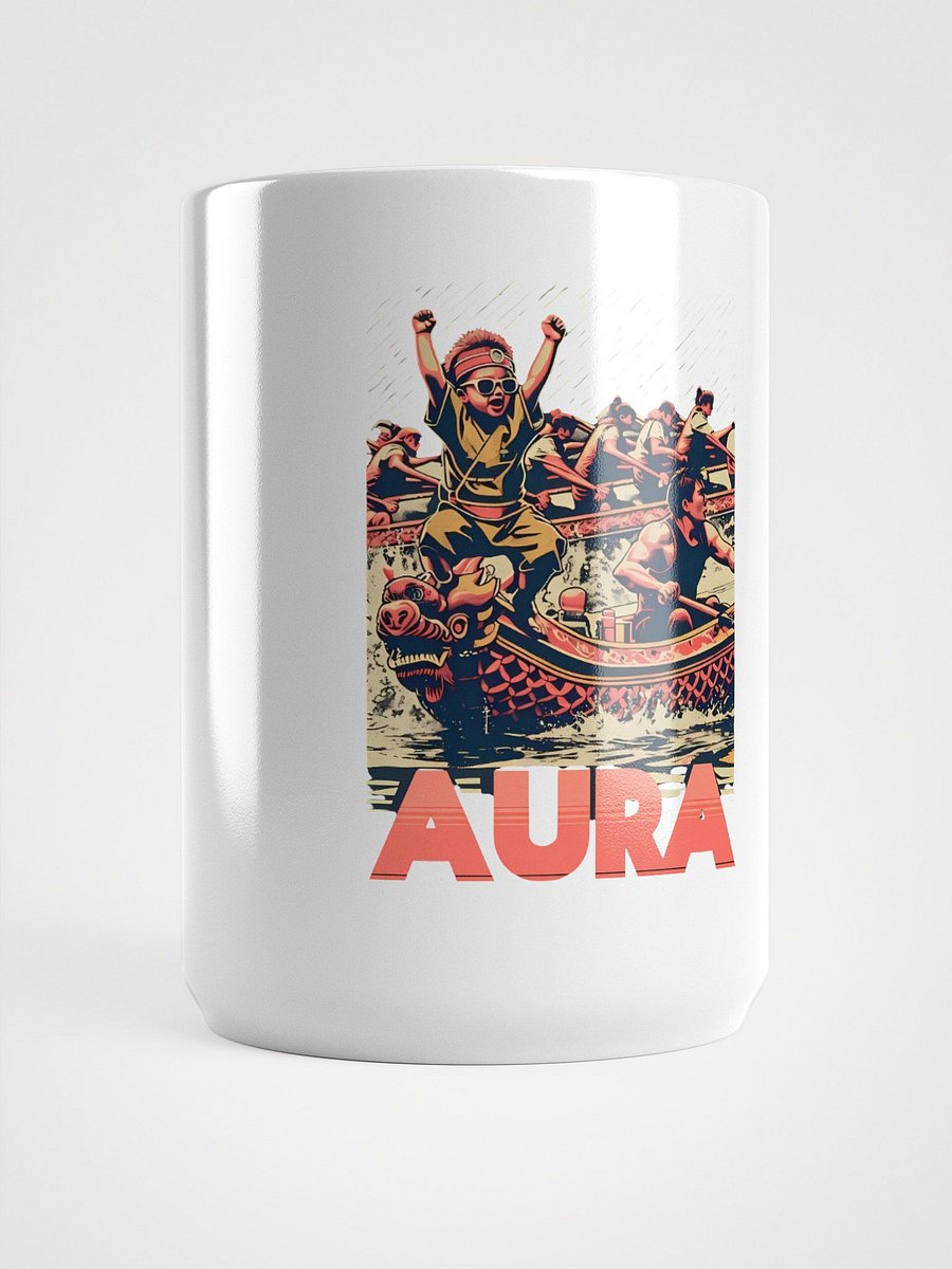 Energetic Dragon Boat Race | Aura Art Print Mug product image (5)