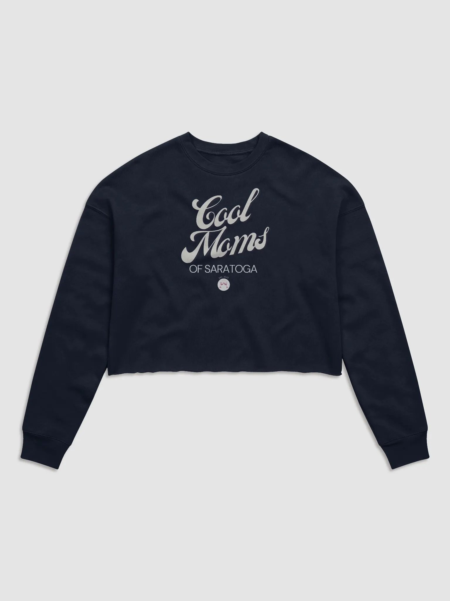 Cool Moms of Saratoga Crop Sweatshirt product image (2)