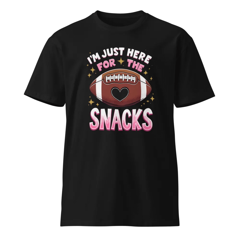 I'm Just Here For The Snacks Funny Football T-Shirt product image (1)