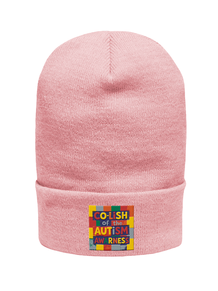 Patchwork Autism Awareness Beanie product image (1)