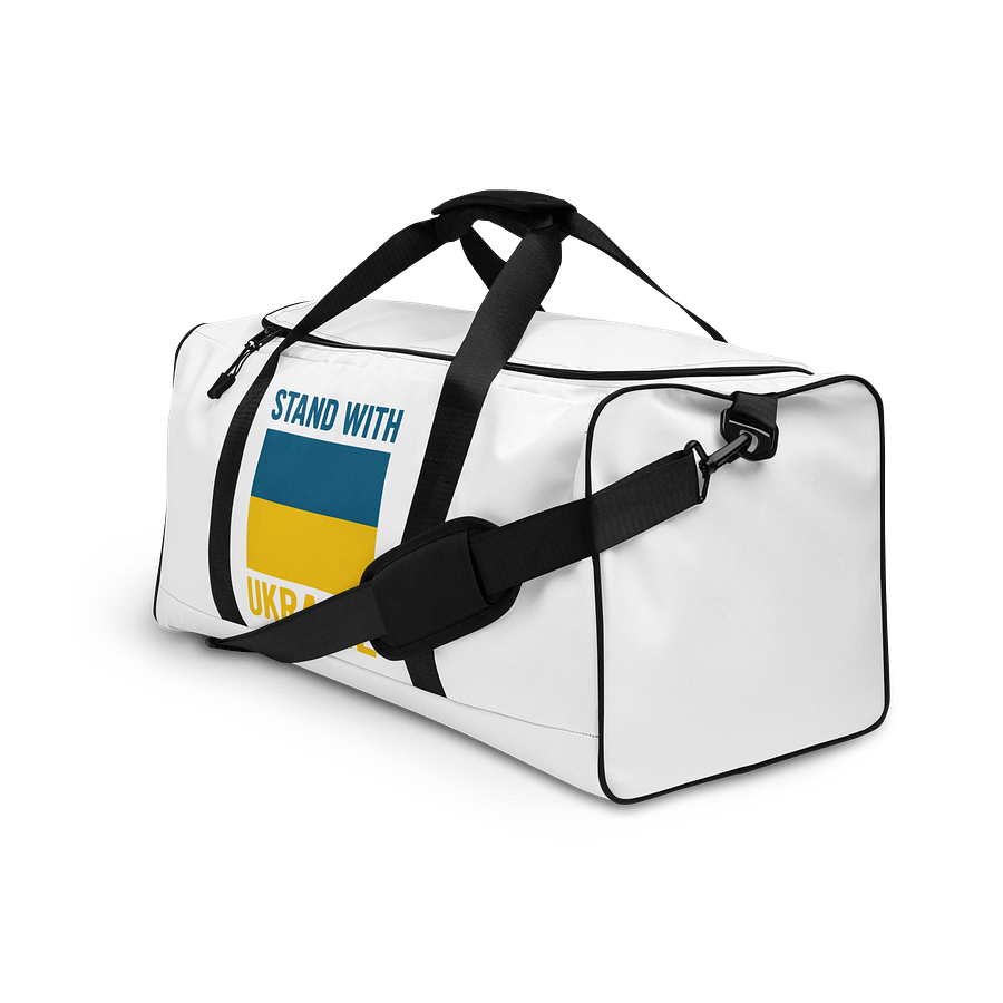 Stand with Ukraine All-Over Print Duffle Bag product image (3)