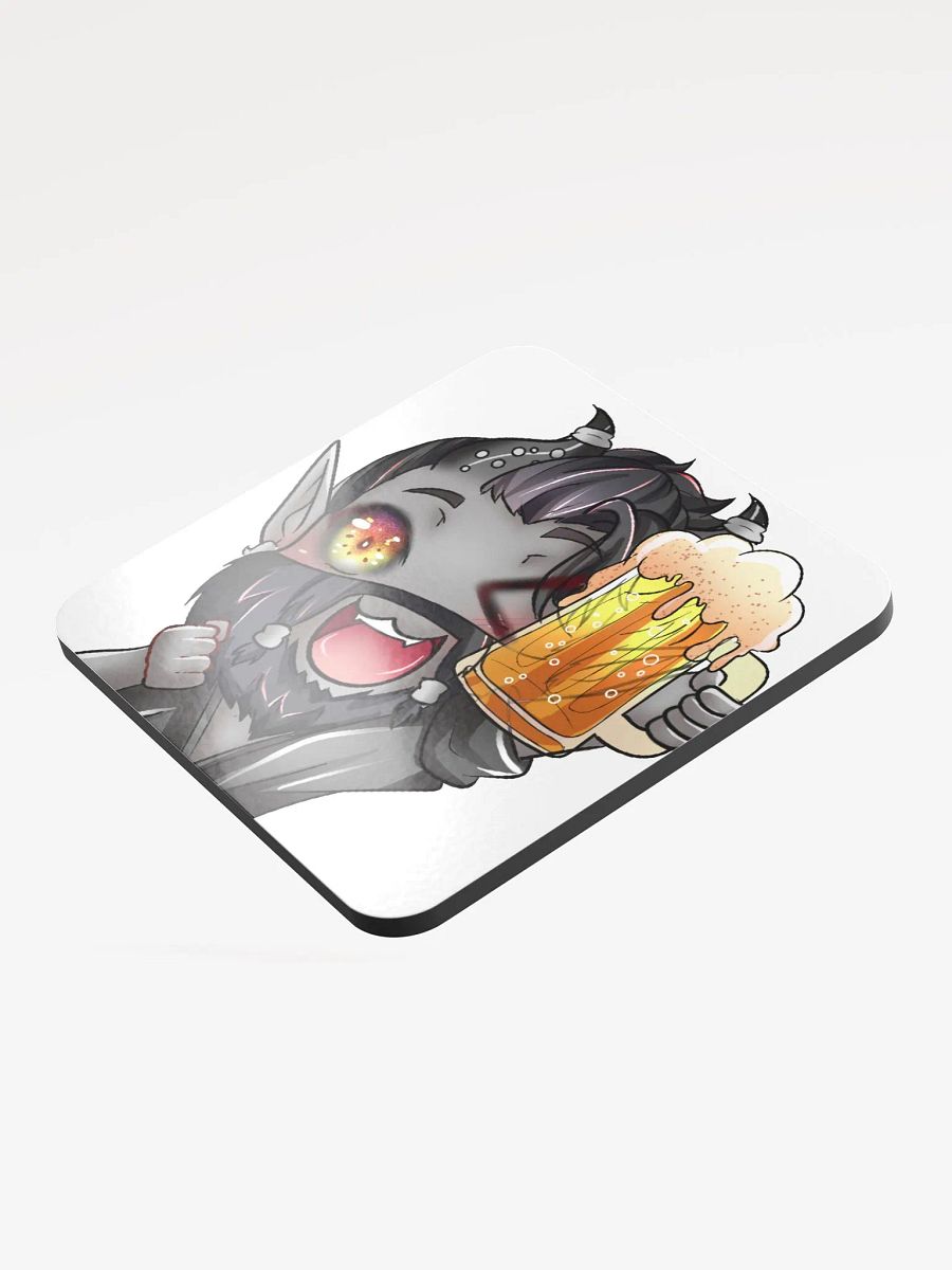 Drink up Syn emote Glossed Cork Coaster product image (3)