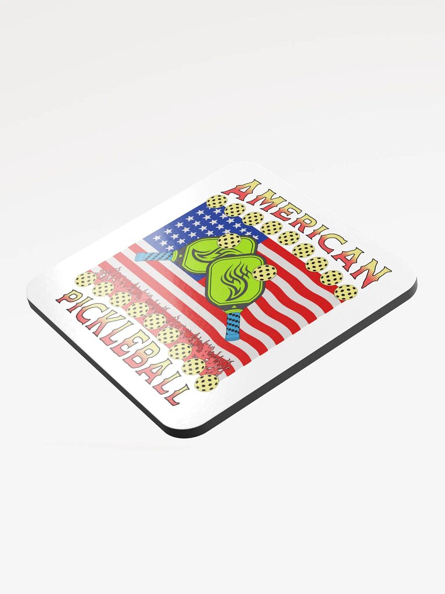 American Pickleball Cork Coaster Set product image (3)