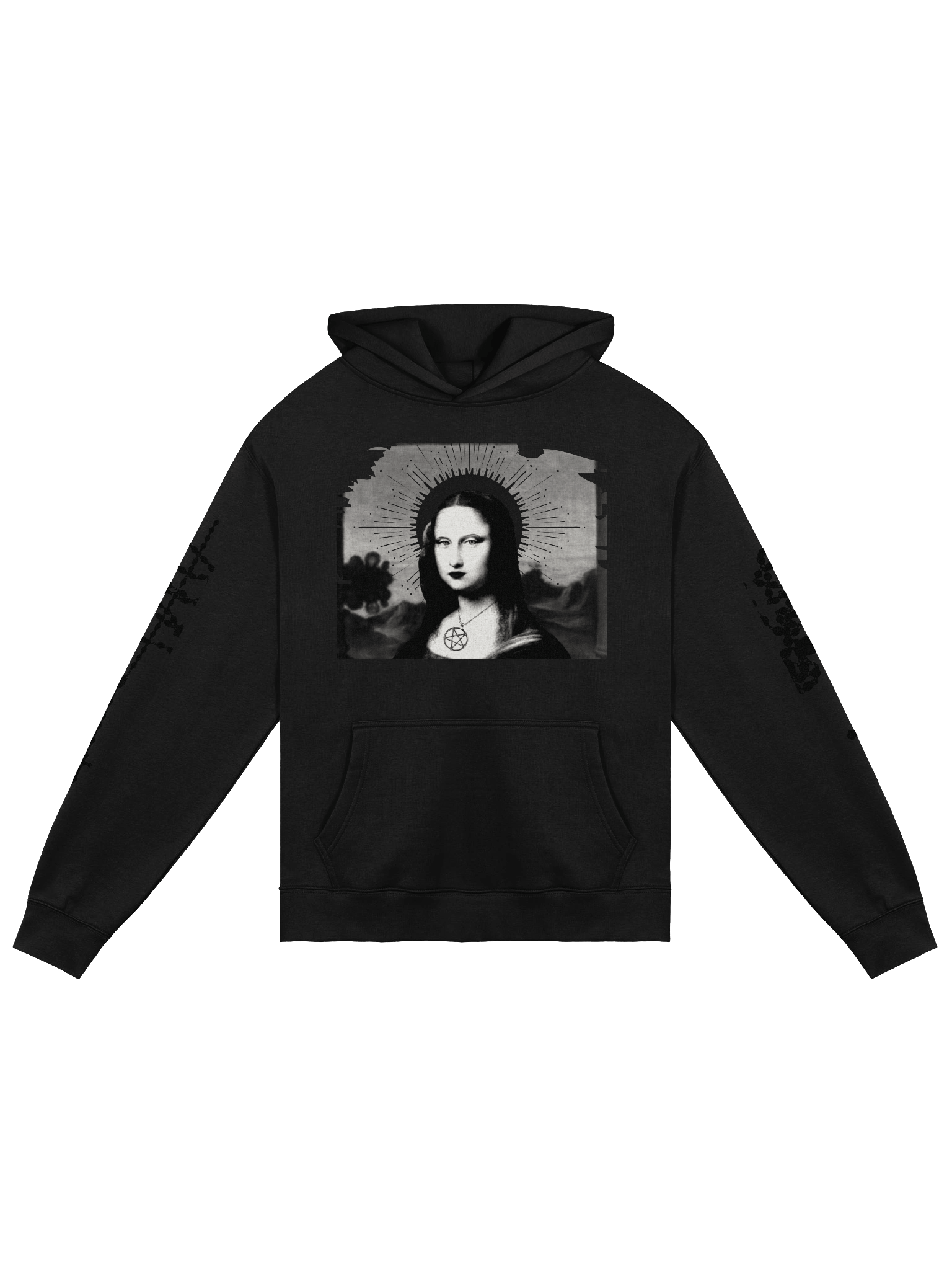 Occult Mona Lisa with Rosaries - Unisex Premium Hoodie product image (1)