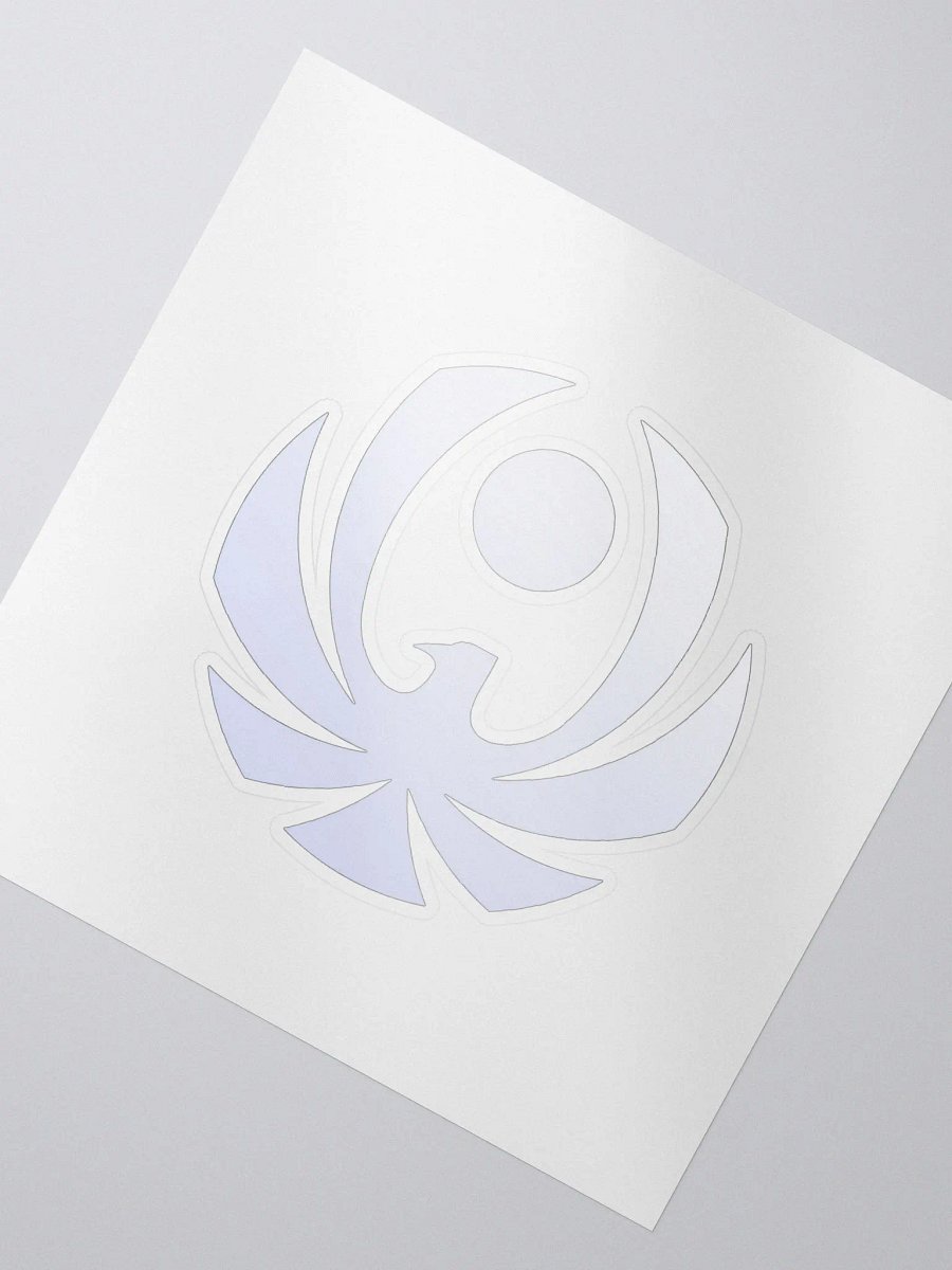 CroweGamingg Kiss Cut Stickers White Logo Stickers product image (2)