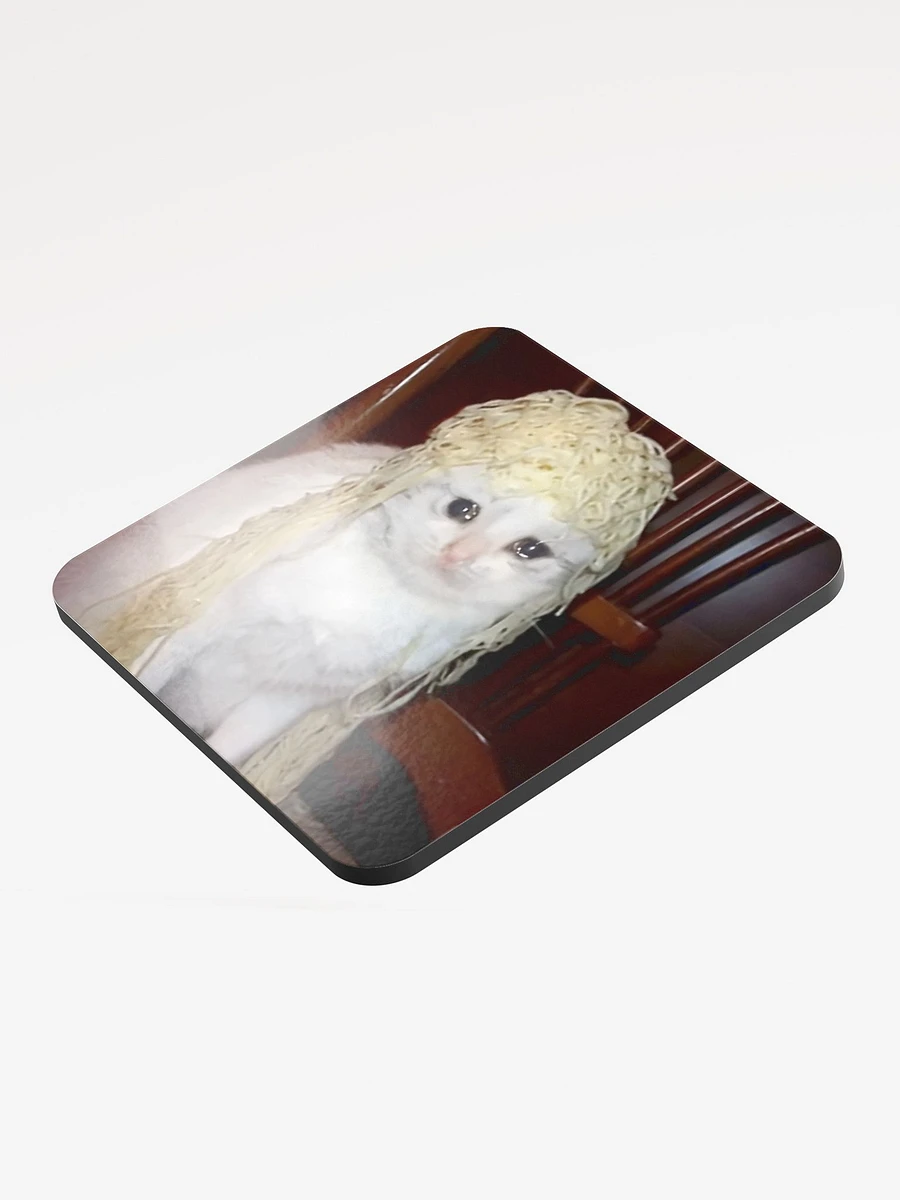 Glossed Cork Coaster: Meme Cats 2 product image (3)