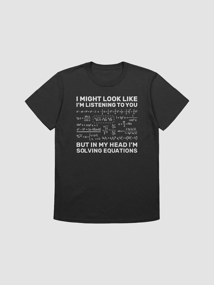 In My Head I'm Solving Equations Math Teacher T-Shirt product image (2)