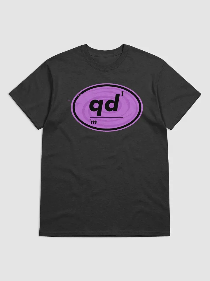 Omnibio Lab Oval Qualitative Data Matters QD1/1M Footnote T-Shirt (Front Design) product image (2)