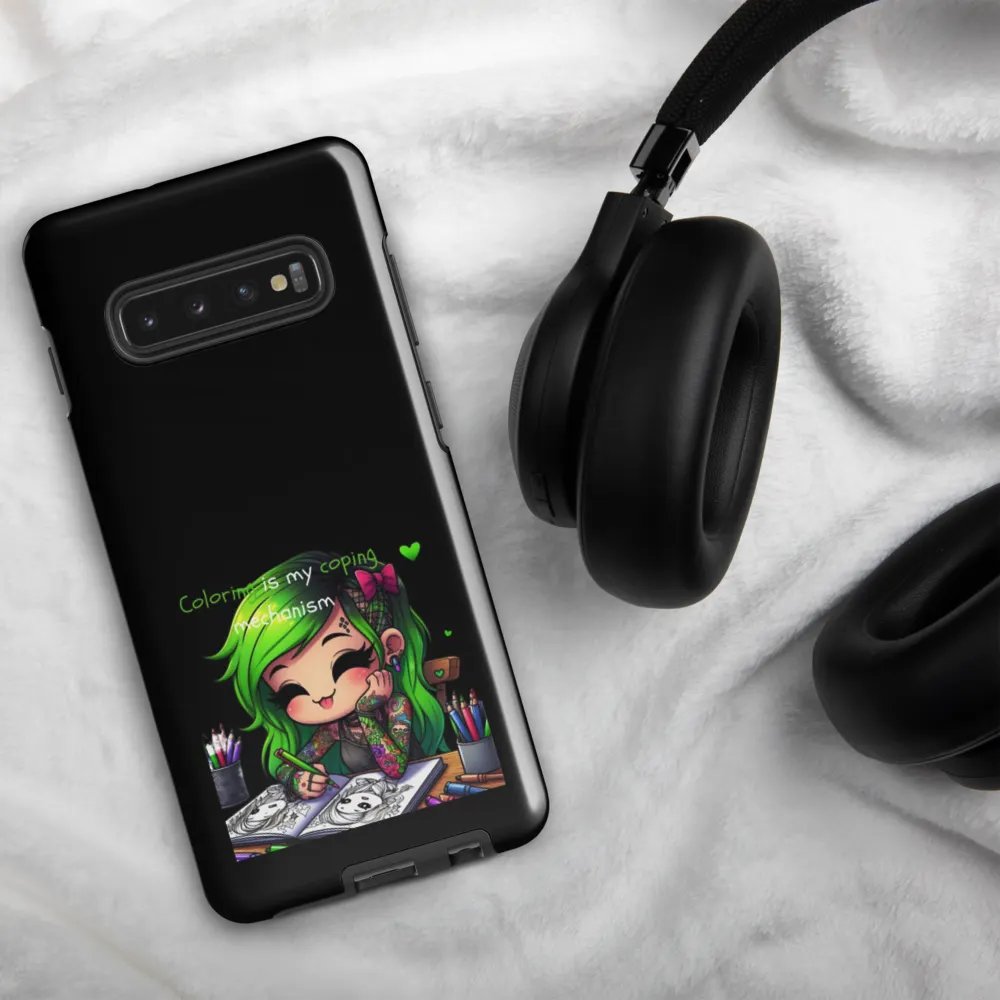 coloring is my coping mechanism samsung case product image (50)