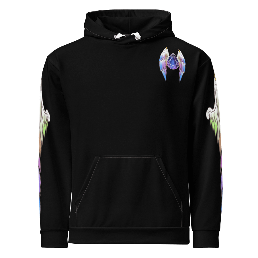 Rainbow Pride Angel Hoodie - Positions A product image (4)