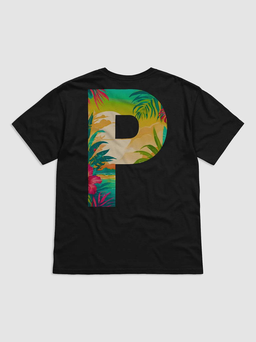 Tropical Sunset Paradise T-Shirt (Letter-P) product image (3)