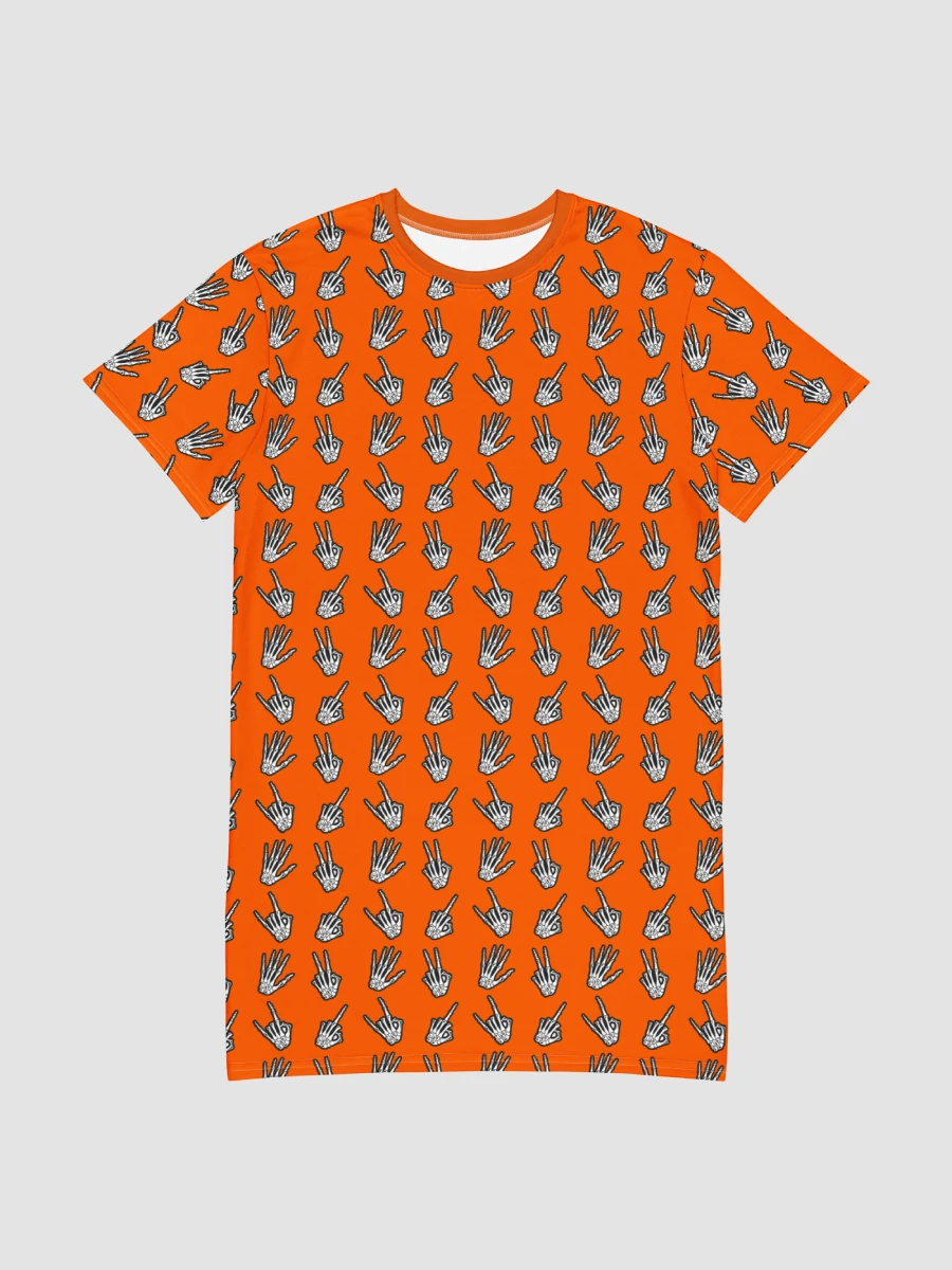 Bone Zone pattern t-shirt dress product image (2)