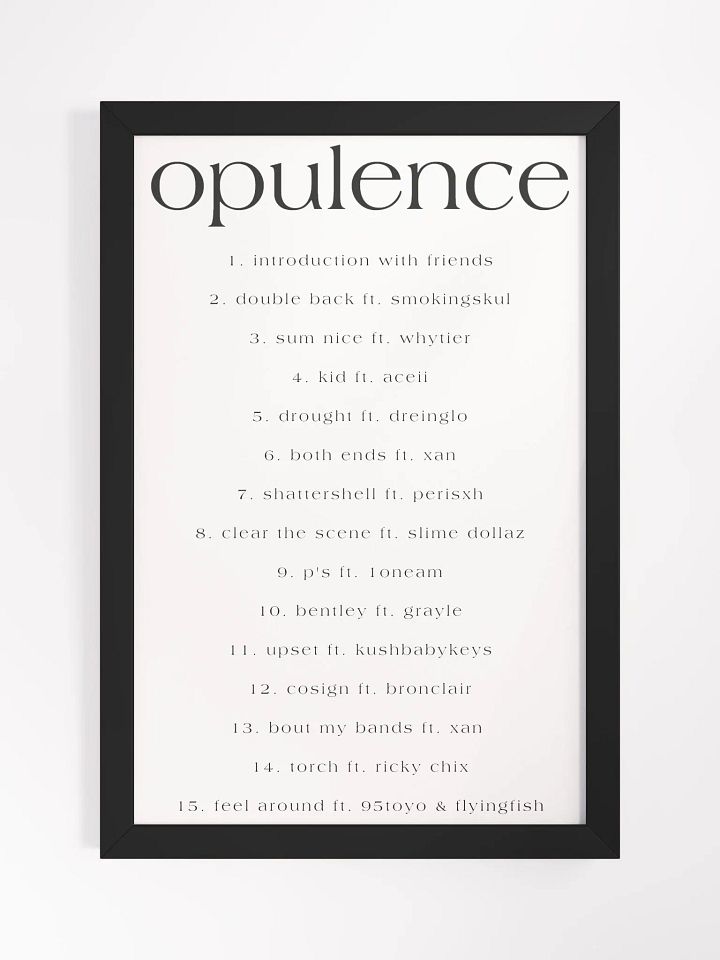 opulence poster product image (1)