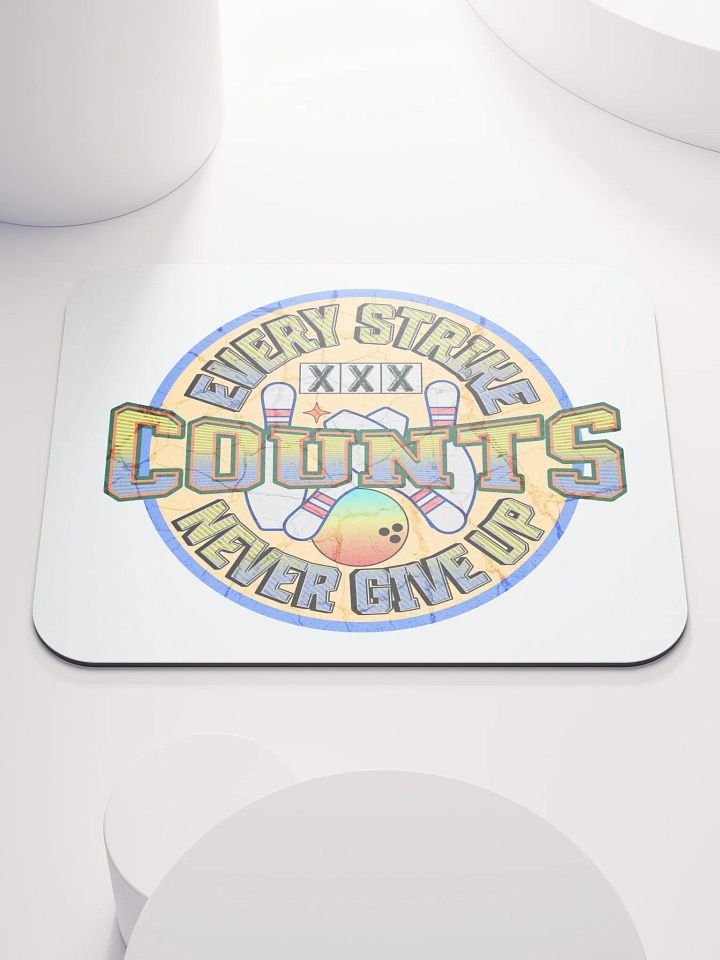 Every Strike Counts Bowling Zone Mouse Pad product image (1)