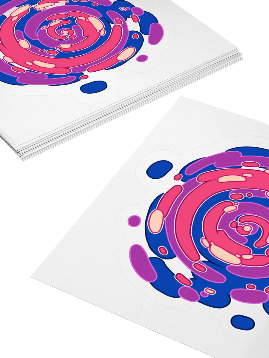 Time Warp Sticker (Bisexual Pride Flag) product image (4)