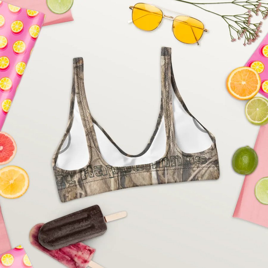 Recycled Padded Bikini Top - Dead Split - It Happennnns Camo product image (11)
