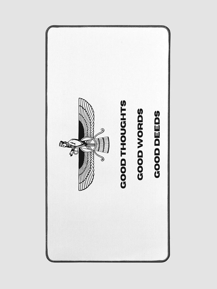 Faravahar Persian Design Desk Mat Good Thoughts Good Words Good Deeds product image (2)