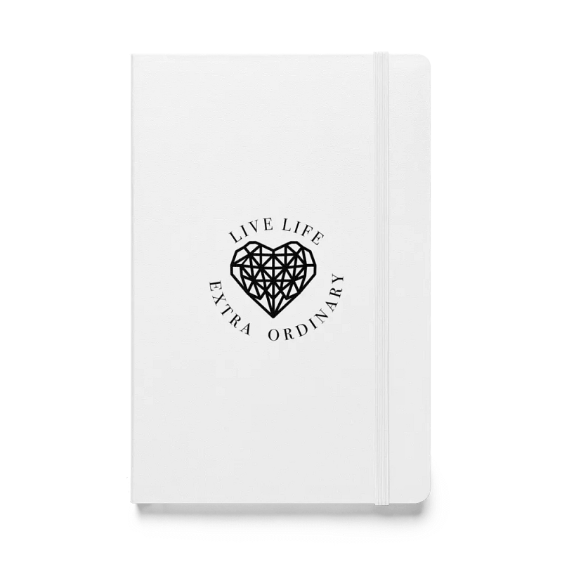 Live Life Extra Ordinary Hardcover Notebook