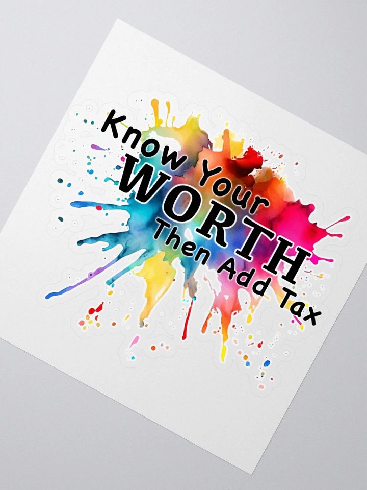 Know Your Worth Sticker product image (2)