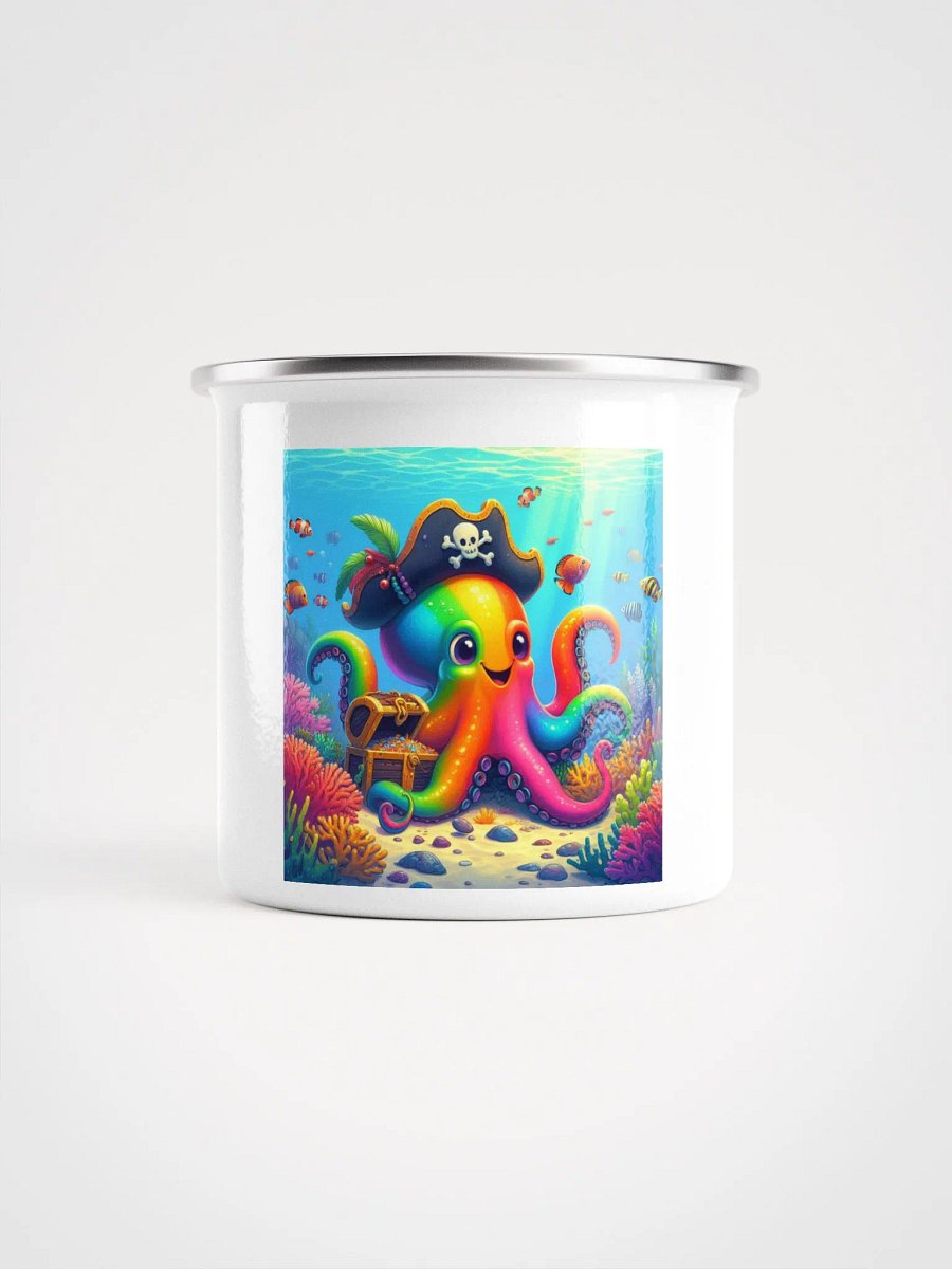 Pirate Octo-Treasure Enamel Mug product image (2)