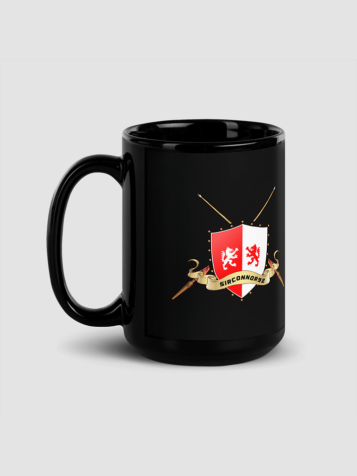 Sir Connor Black Glossy Mug product image (1)
