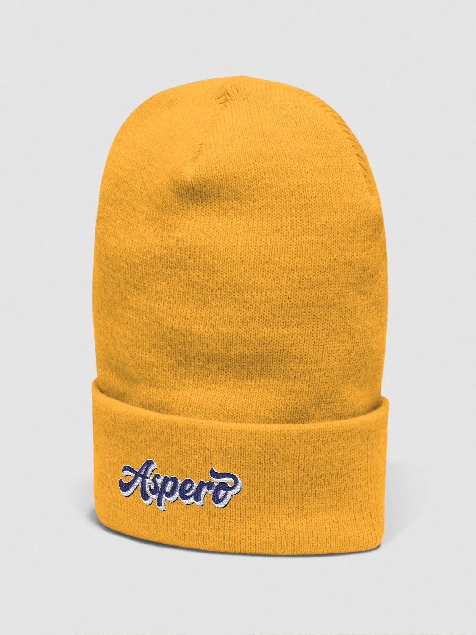 Aspero Yupoong Cuffed Beanie B/W product image (3)