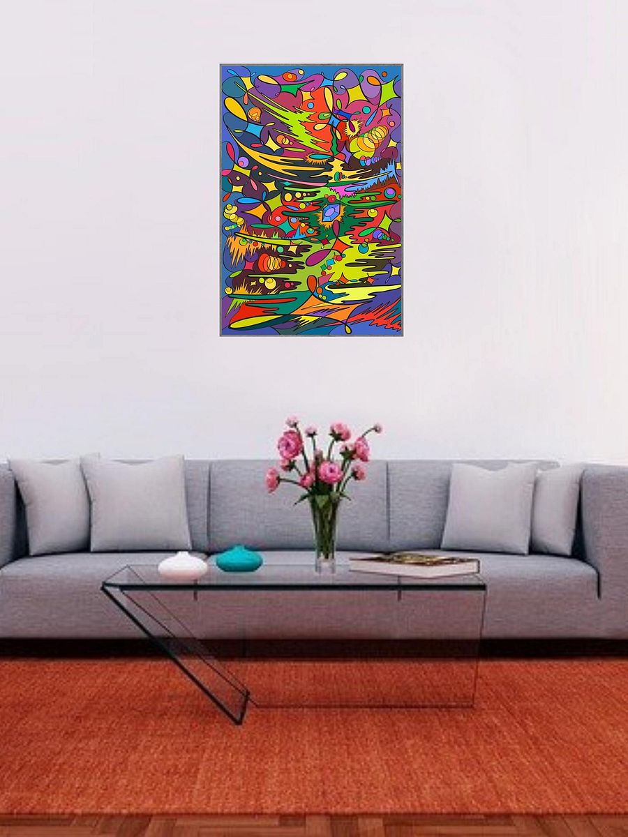 Energized Chaos Matte Poster - New Year Tree product image (7)