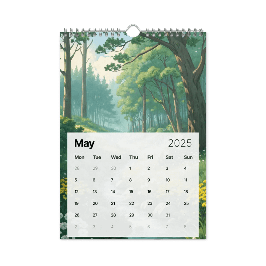 MAGICAL ANIME SEASONS WALL CALENDAR 2025 product image (10)