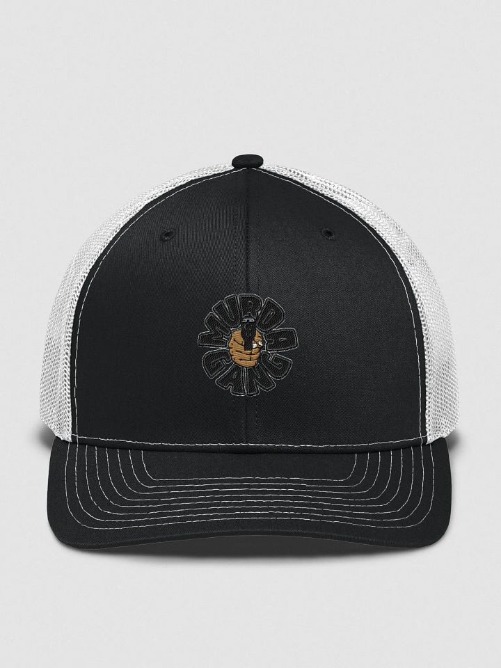MURDAGANG TRUCKER HAT white and black product image (1)