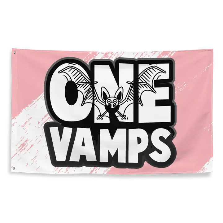 Flag OneVamps With Bat-Pink Color product image (2)