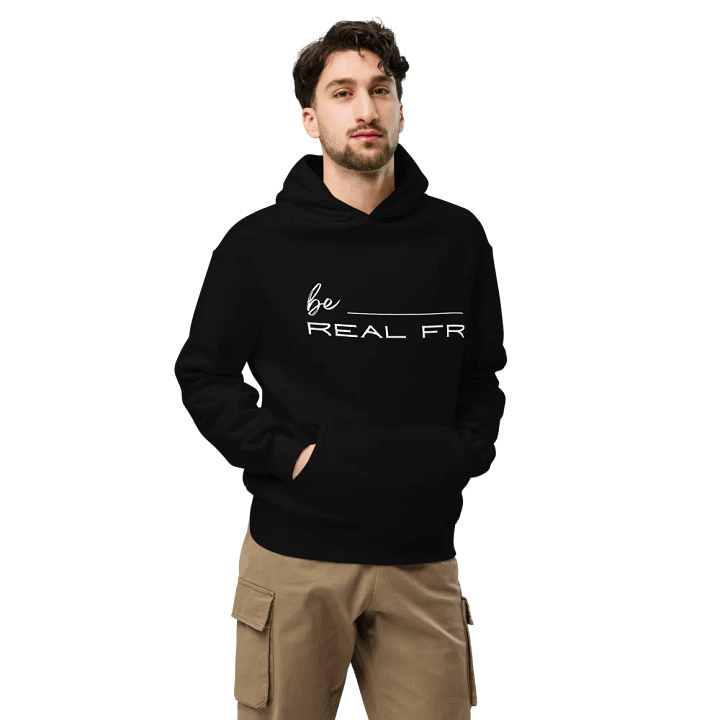 be REAL FR Unisex Hoodie product image (1)