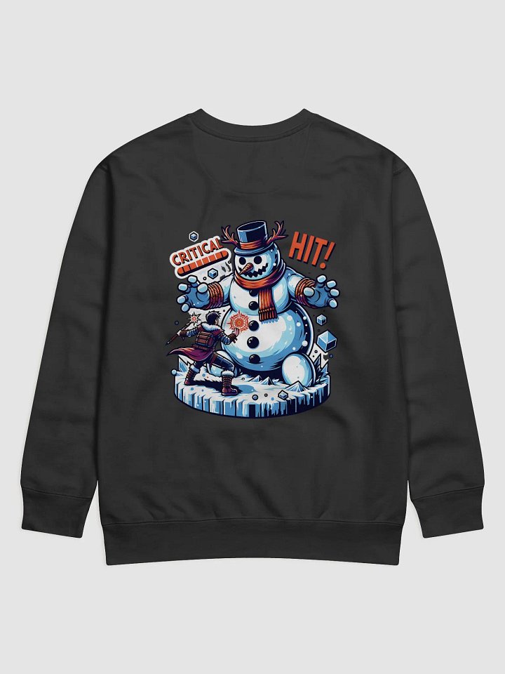 Long Sleeve Shirt Featuring RPG Boss Battle – Frosty Warrior Clash product image (34)
