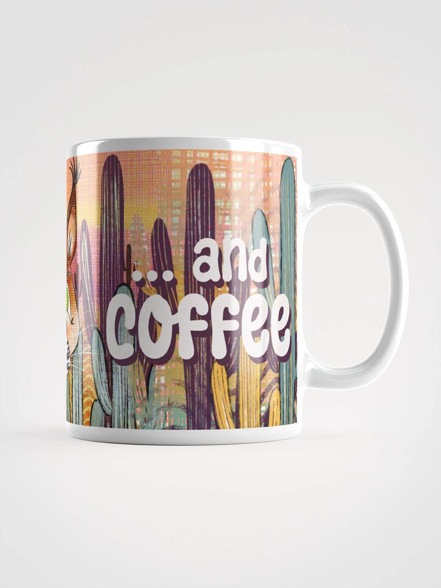 Sun, Wilderness & Coffee Caracal Mug, 11 oz product image (3)