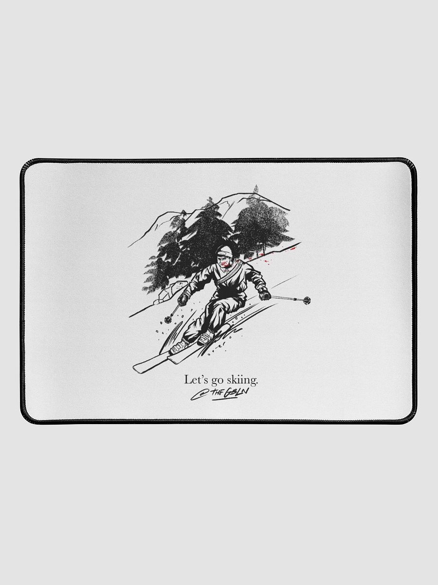 Let's Go Skiing Desk Pad product image (1)