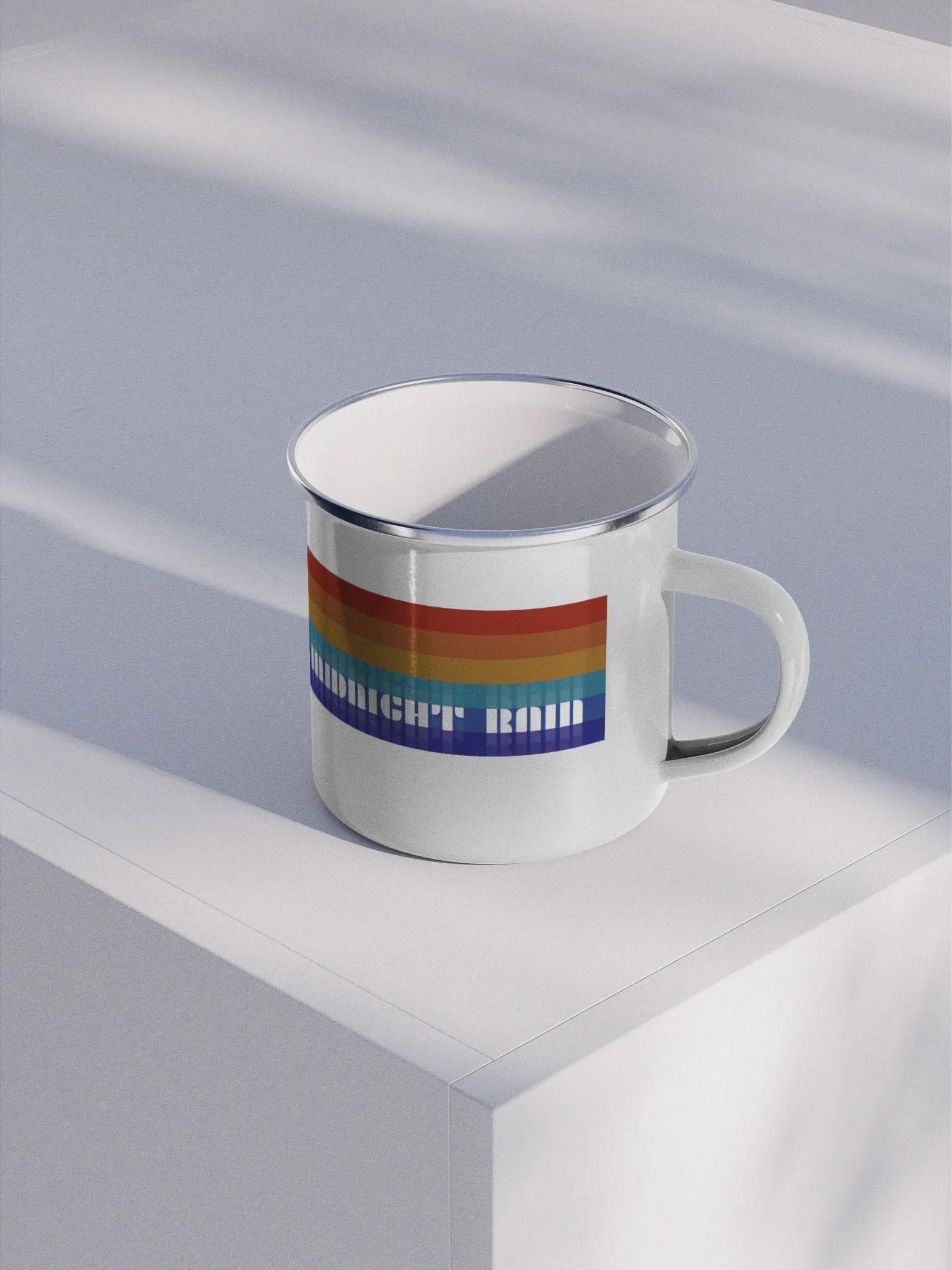 Sunshine/Midnight Rain - Enamel Mug product image (3)