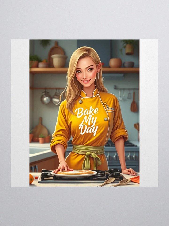 Bake My Day Kiss Cut Stickers product image (2)