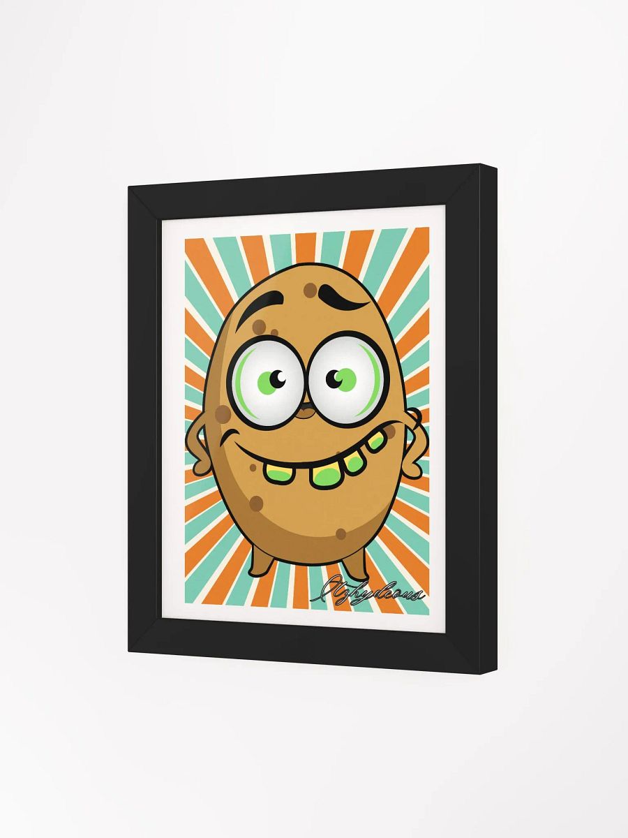 Whimsical Spud Smile Framed Poster product image (3)