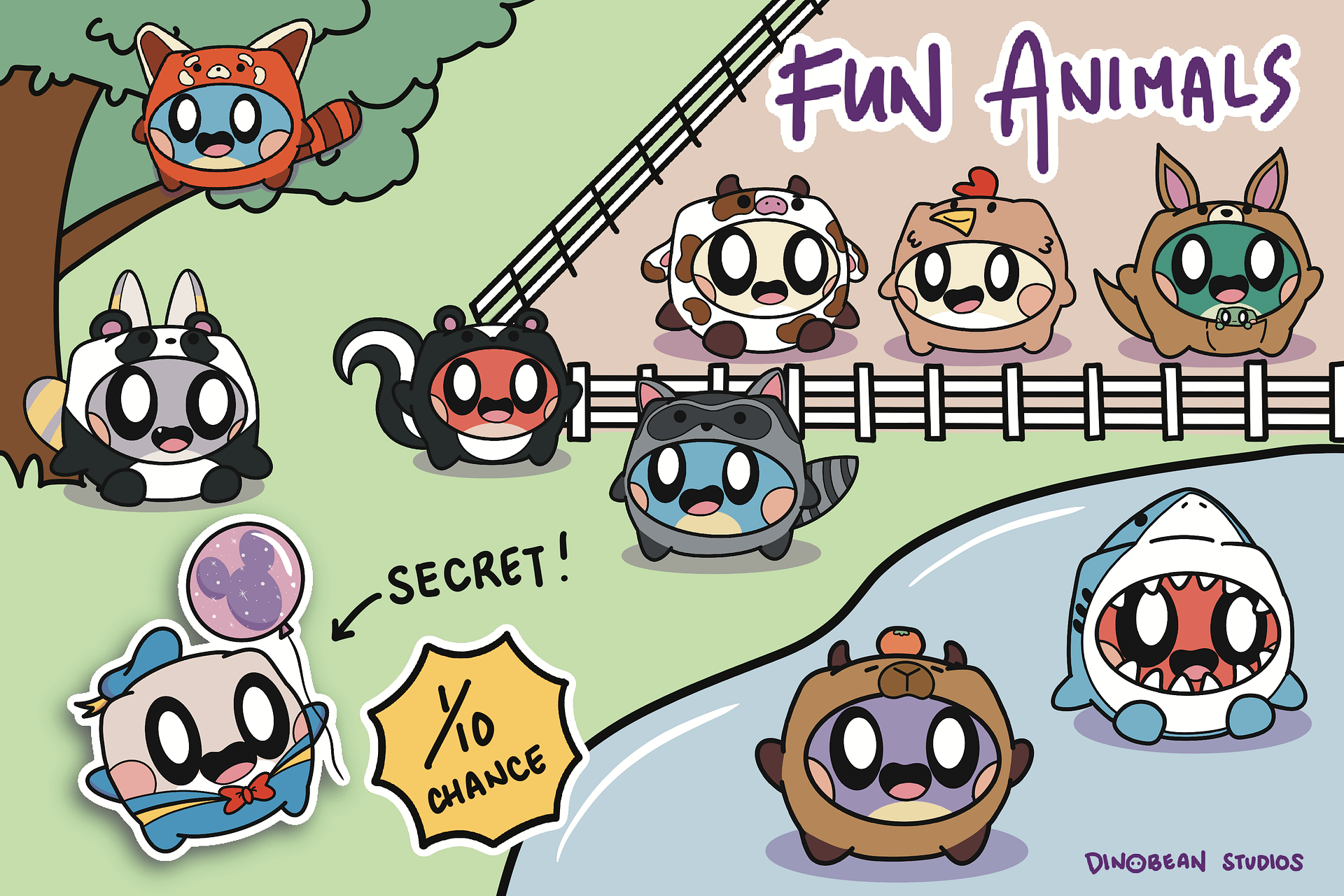 Fun Animals Bundle Sticker Set product image (3)
