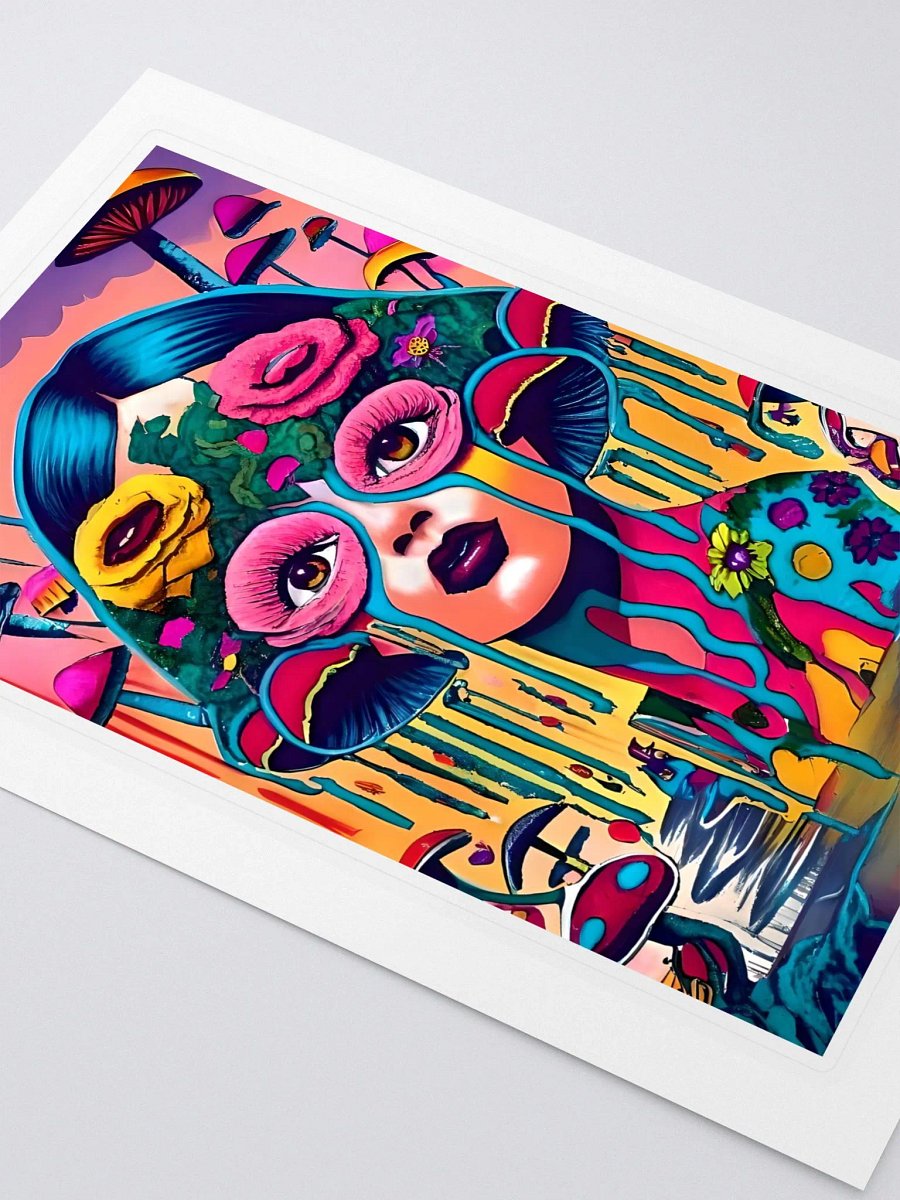 Trippy Lady Sticker product image (2)