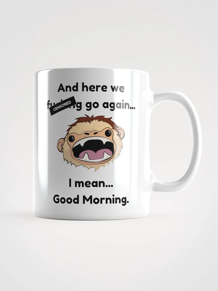 CENSORED (Black Bar) Here we f-king go again... White Mug product image (1)