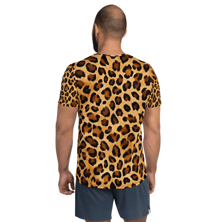 Leopard Gold Athletic Tee product image (2)
