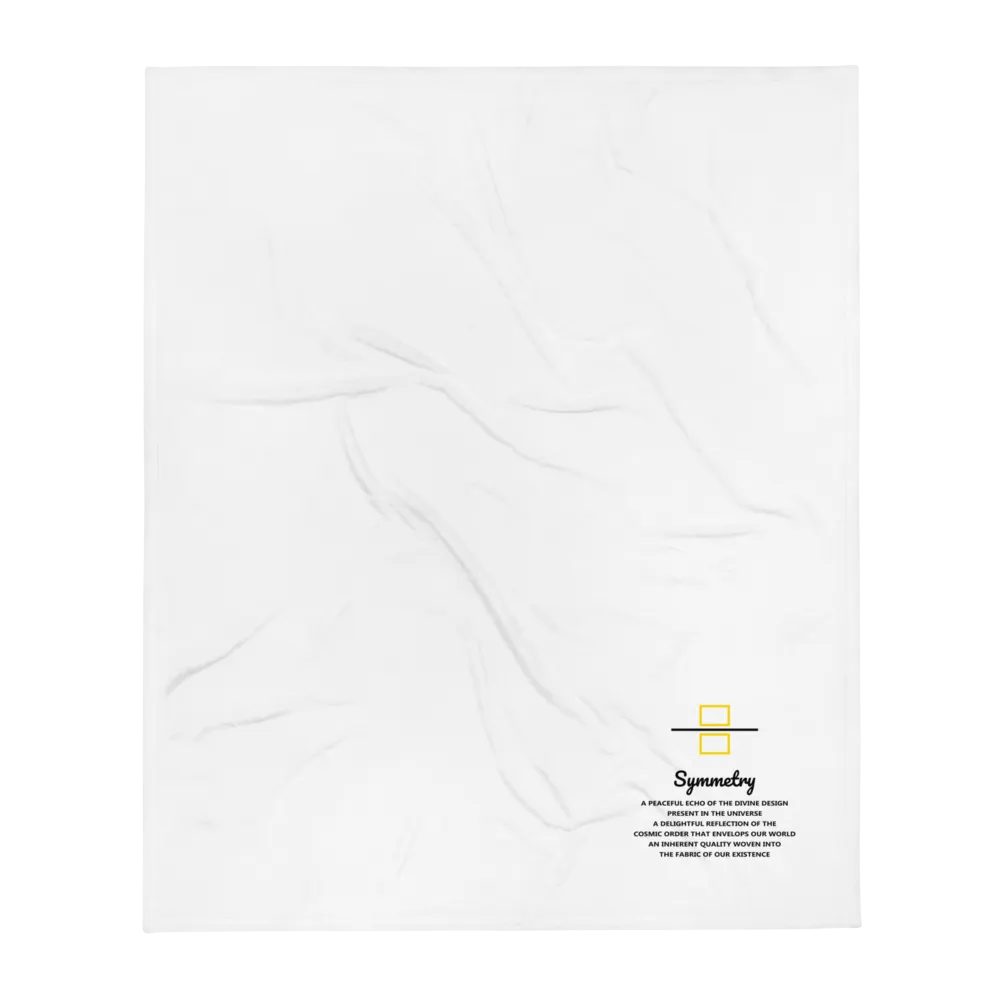 symmetry blanket - yellow line product image (4)